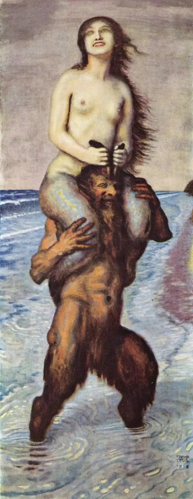 Fauna e Sereia - Franz von Stuck