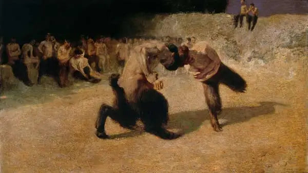 Faunos em Combate - Franz von Stuck