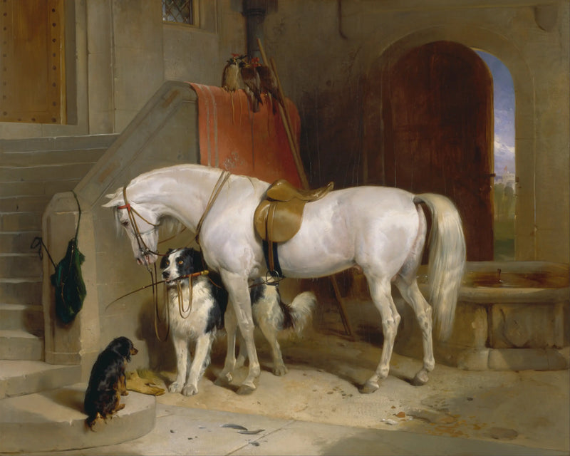 Favoritos, propriedade de S.A.R. o príncipe George de Cambridge - Edwin Henry Landseer