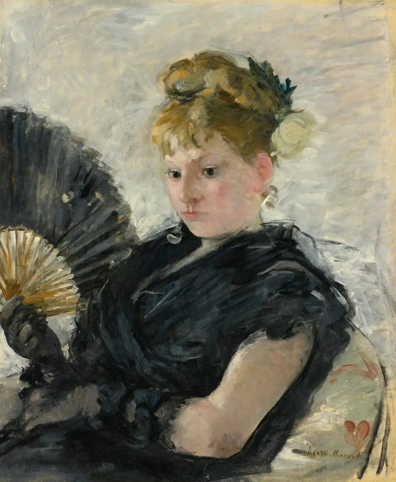 Mulher com leque - Berthe Morisot