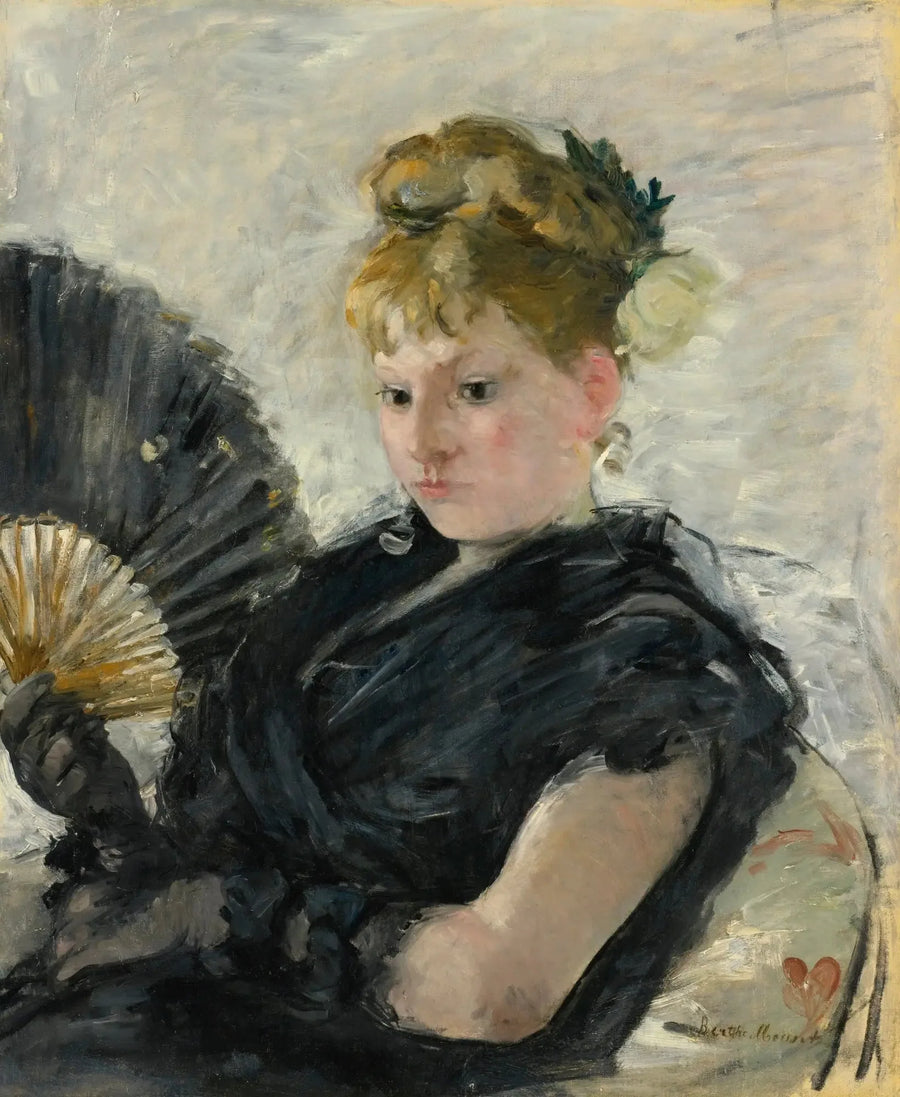 Mulher com leque - Berthe Morisot