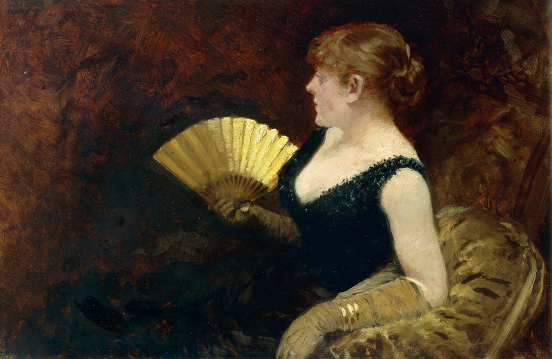 Mulher com leque - Giuseppe De Nittis