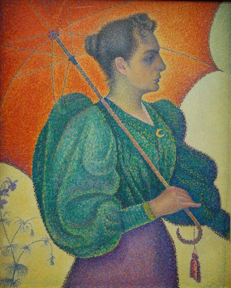 Mulher com sombrinha - Paul Signac