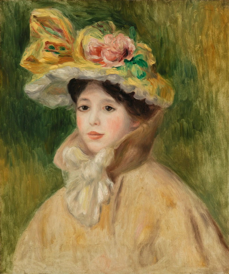 Mulher com chapéu - Pierre-Auguste Renoir