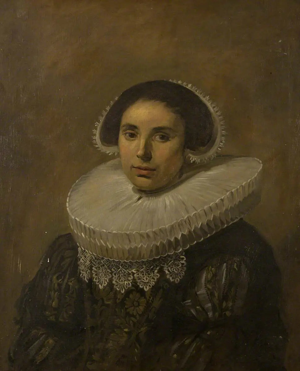 Femme à la collerette (peut-être Sara Wolphaerts van Diemen) - Frans Hals - Alpha Reproduction