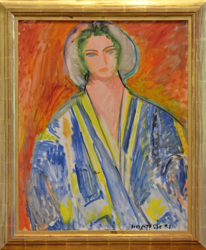Mulher com gandoura azul - Henri Matisse