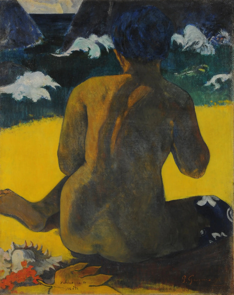 Mulher ao Mar - Paul Gauguin