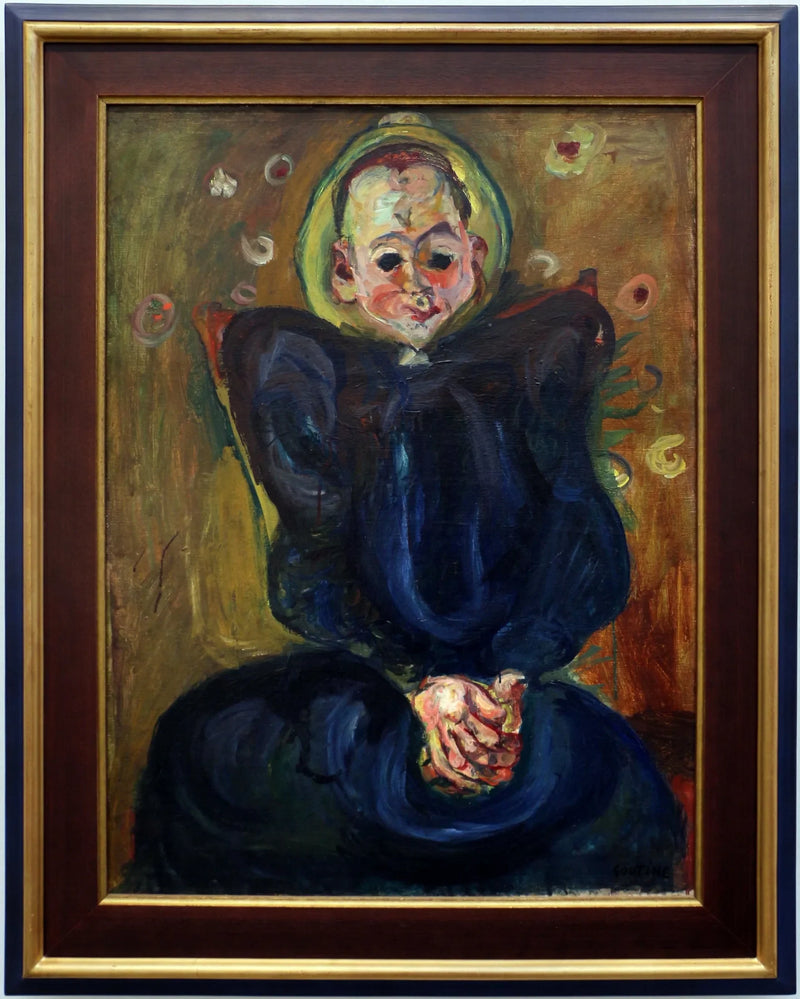 Mulher de vestido azul - Chaim Soutine