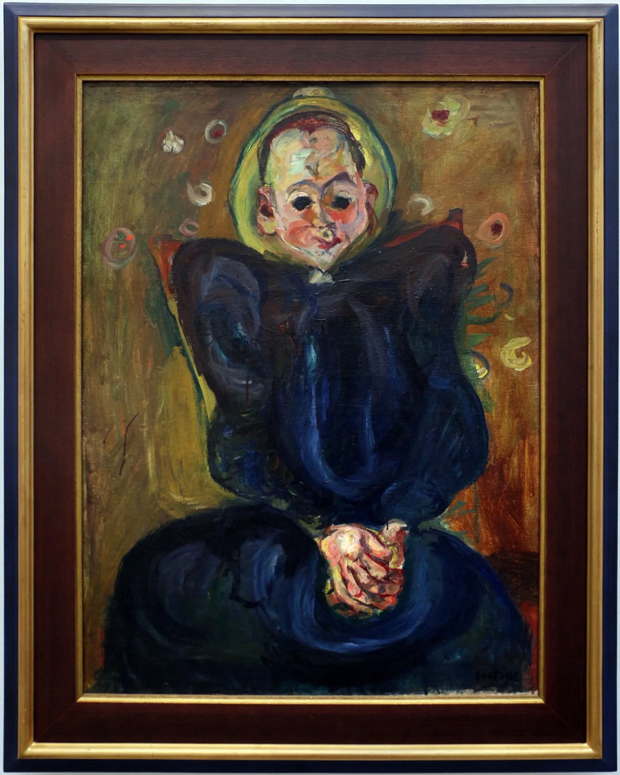 Mulher de vestido azul - Chaim Soutine