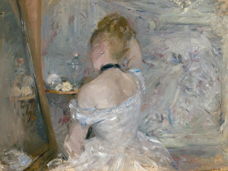 Mulher à sua toalete - Berthe Morisot