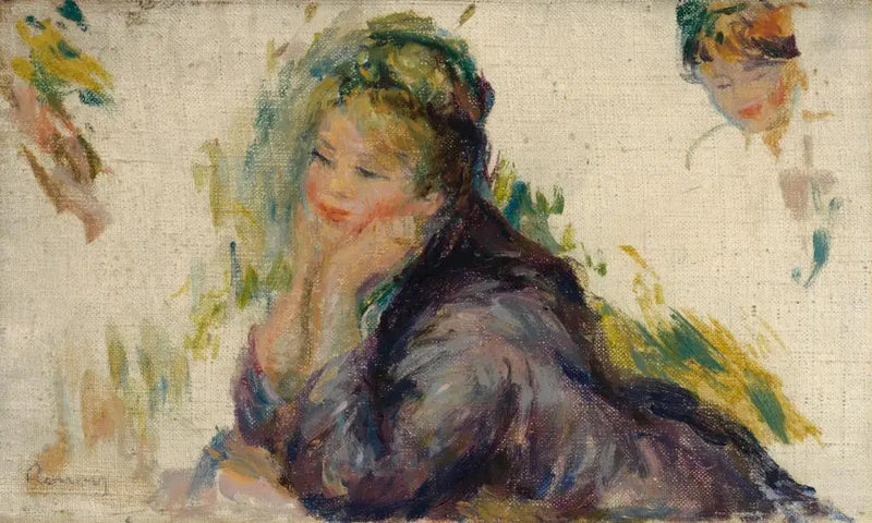 Mulher apoiada - Pierre-Auguste Renoir