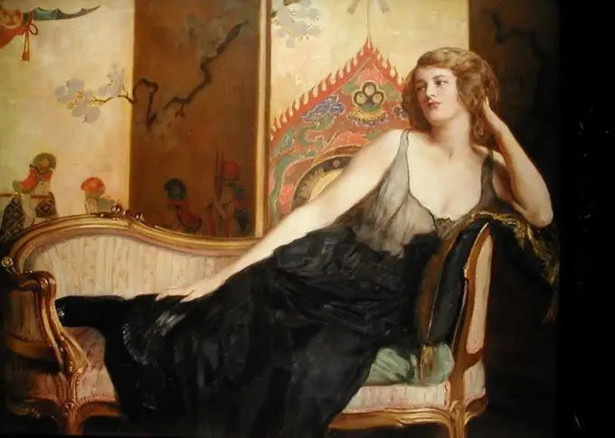 Mulher deitada - John Collier