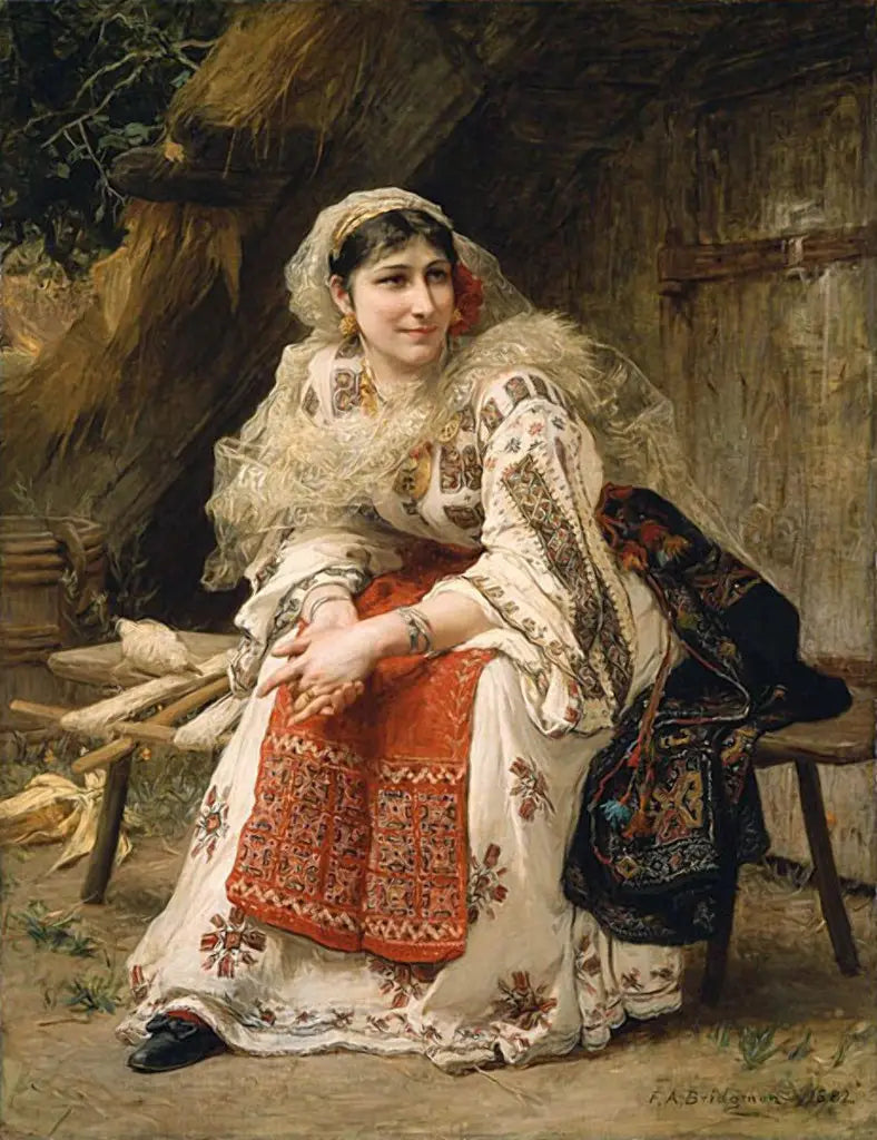 Mulher armênia. - Frederick Arthur Bridgman