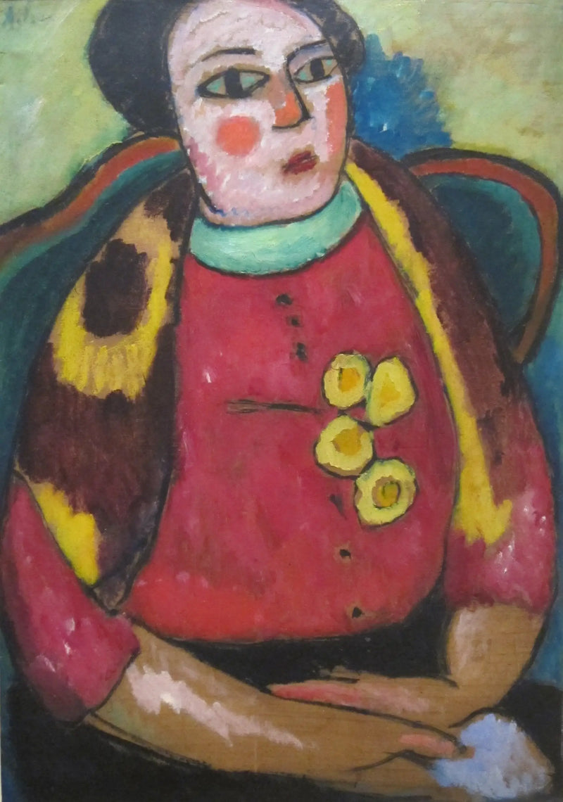 Mulher Sentada - Alexej von Jawlensky