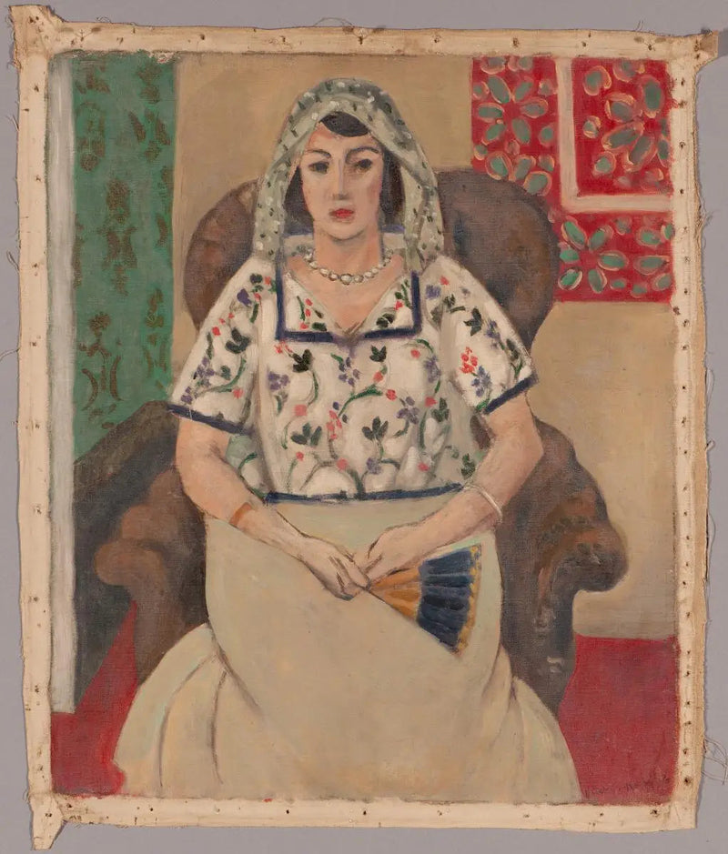 Mulher sentada em uma poltrona - Henri Matisse