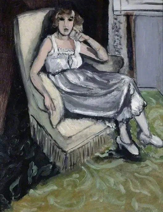 Mulher sentada em uma poltrona - Henri Matisse