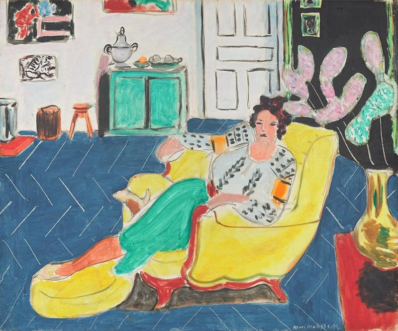 Mulher sentada em uma poltrona - Henri Matisse