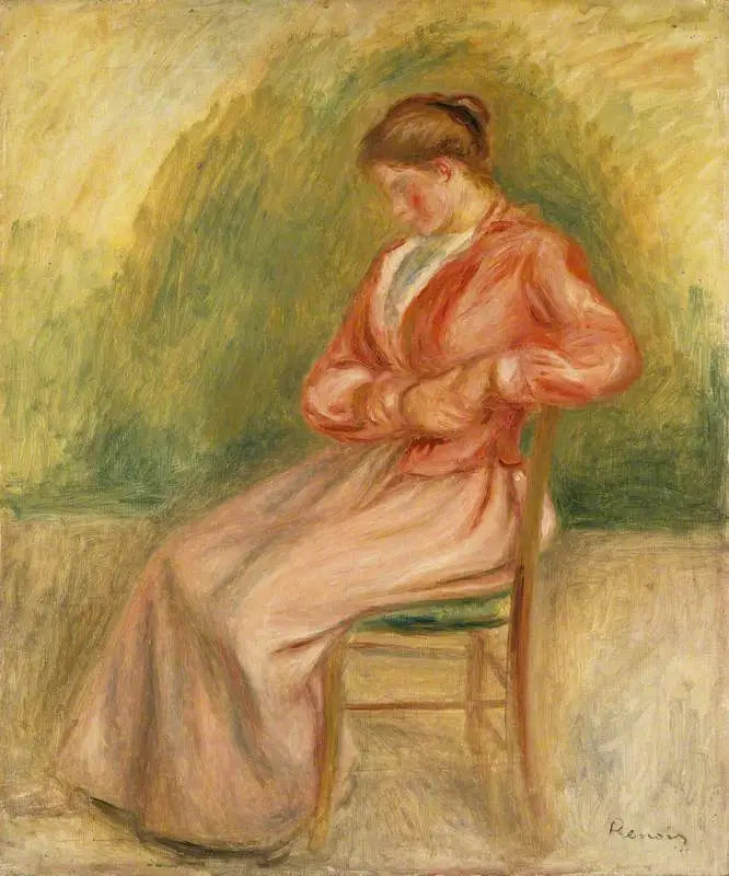 Mulher sentada - Pierre-Auguste Renoir