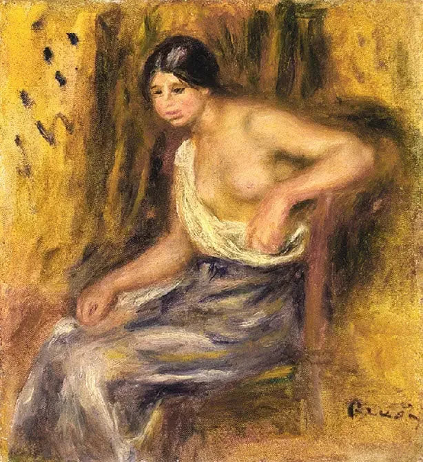 Mulher sentada - Pierre-Auguste Renoir