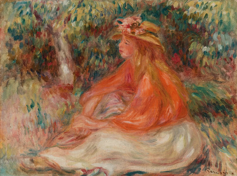 Mulher Sentada (Mulher Selada) - Pierre-Auguste Renoir