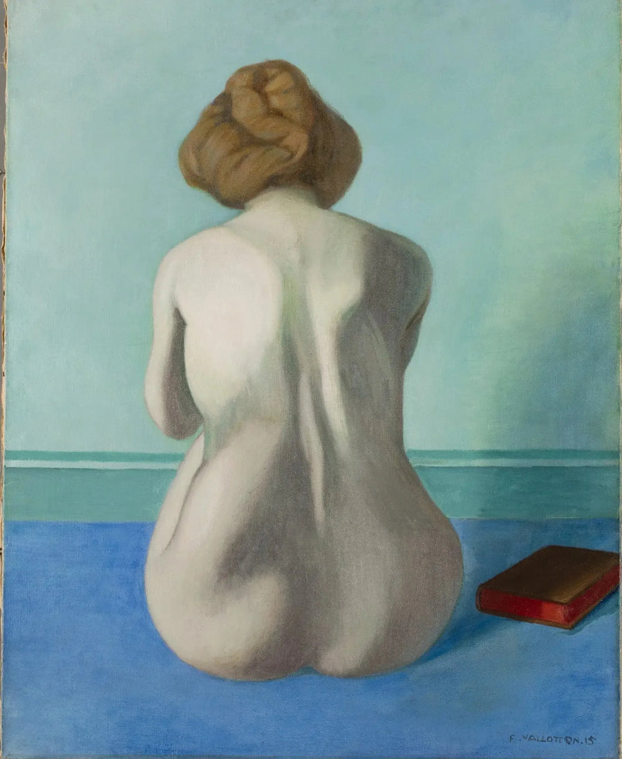 Mulher sentada de costas - Félix Vallotton