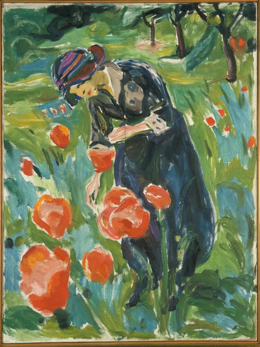Mulher com papoula - Edvard Munch