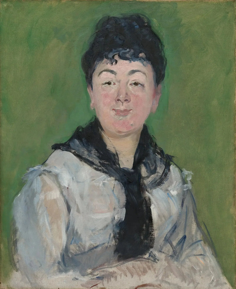 Mulher com lenço preto - Édouard Manet
