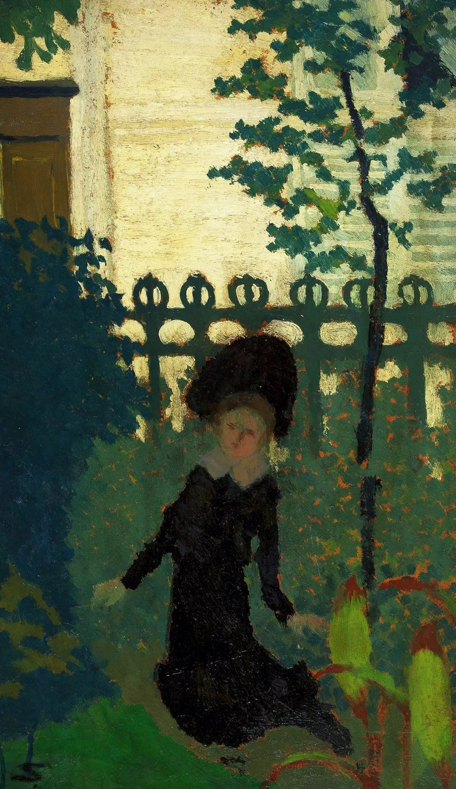 Mulher no jardim. - Édouard Vuillard