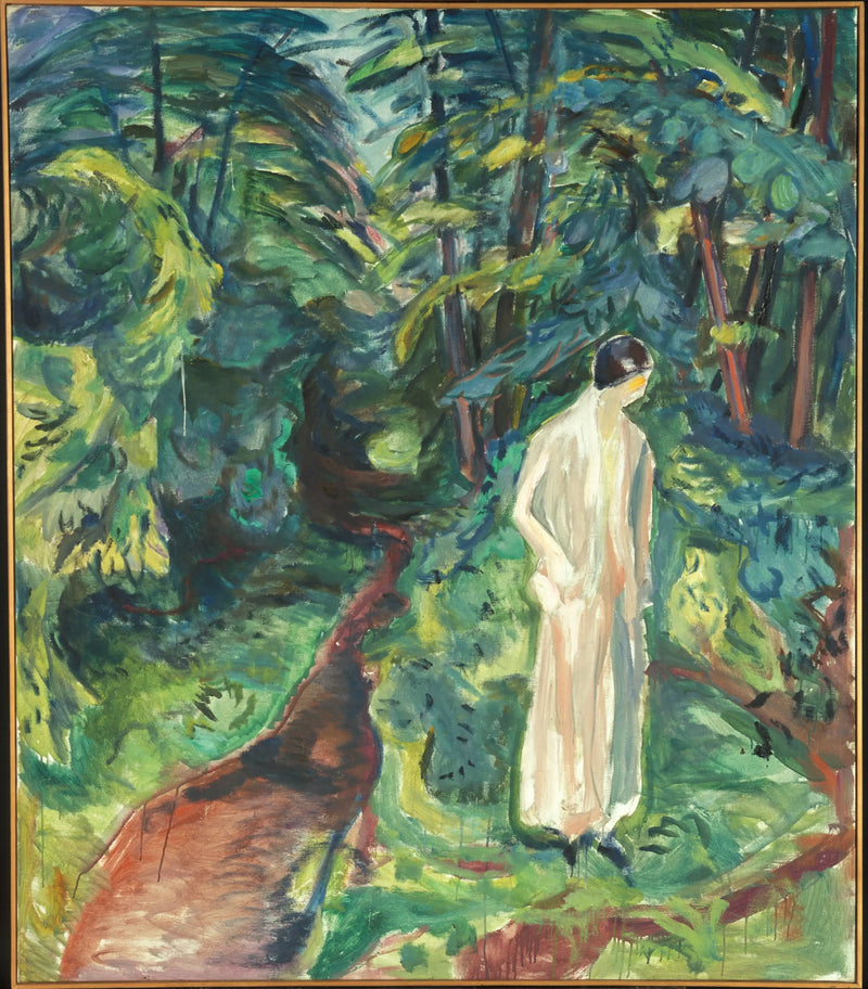 Mulher no Jardim - Edvard Munch