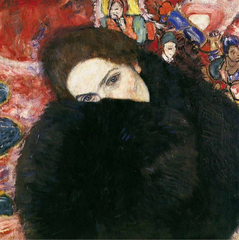 Mulher com manopla - Gustav Klimt
