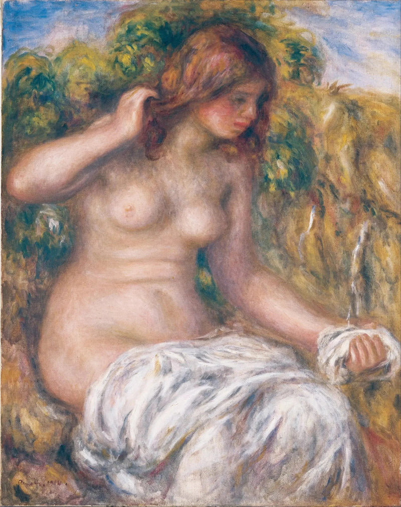 Mulher na primavera - Pierre-Auguste Renoir