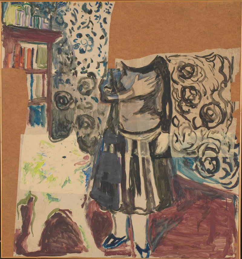 Mulher com samoyède - Edvard Munch