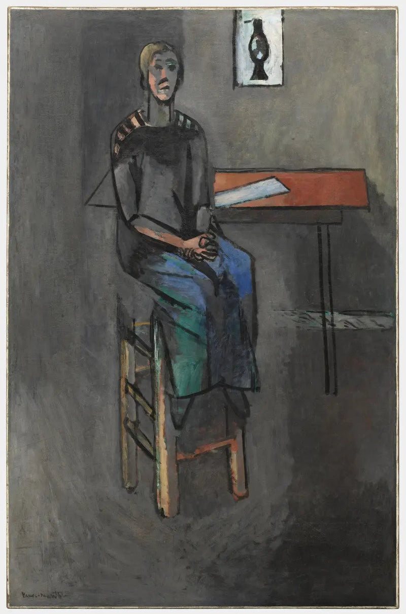 Mulher no banquinho - Henri Matisse