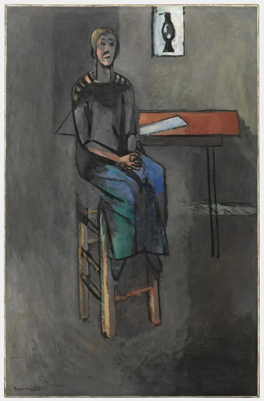 Mulher no banquinho - Henri Matisse