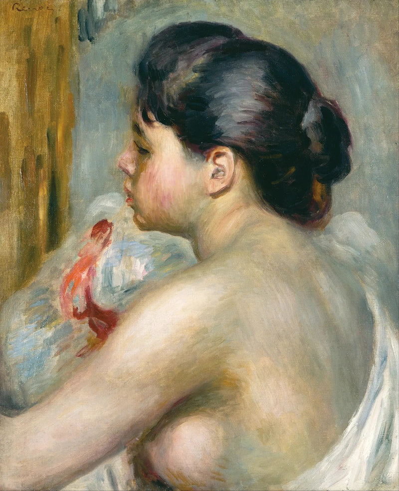 Mulher com cabelos negros - Pierre-Auguste Renoir