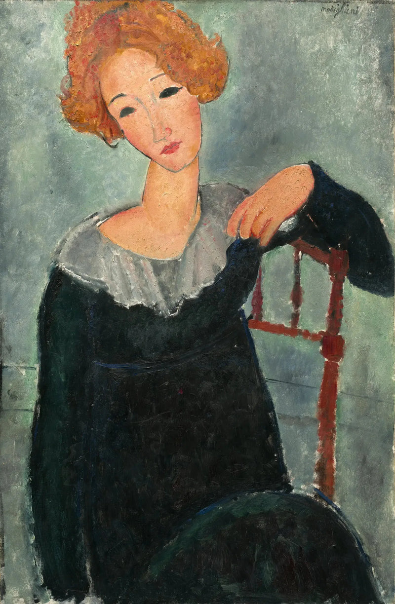 Mulher com cabelo ruivo - Amedeo Modigliani