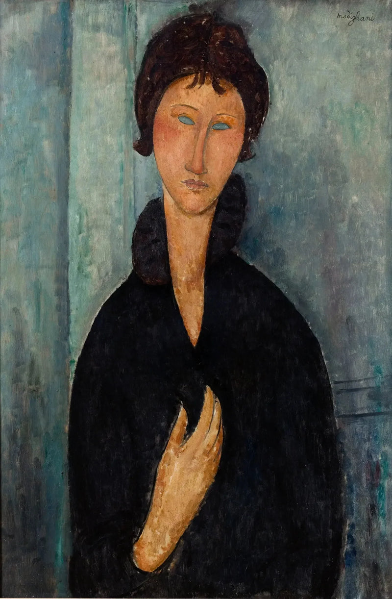 Mulher de olhos azuis - Amedeo Modigliani