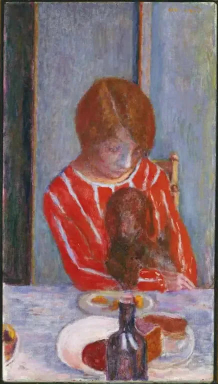 Mulher com cachorro - Pierre Bonnard