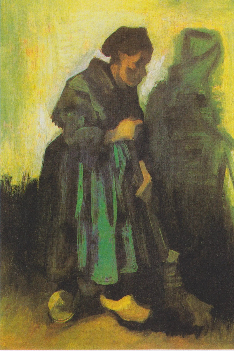 Mulher com uma vassoura - Vincent van Gogh
