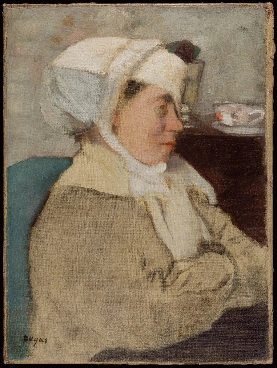 Mulher com um curativo - Edgar Degas