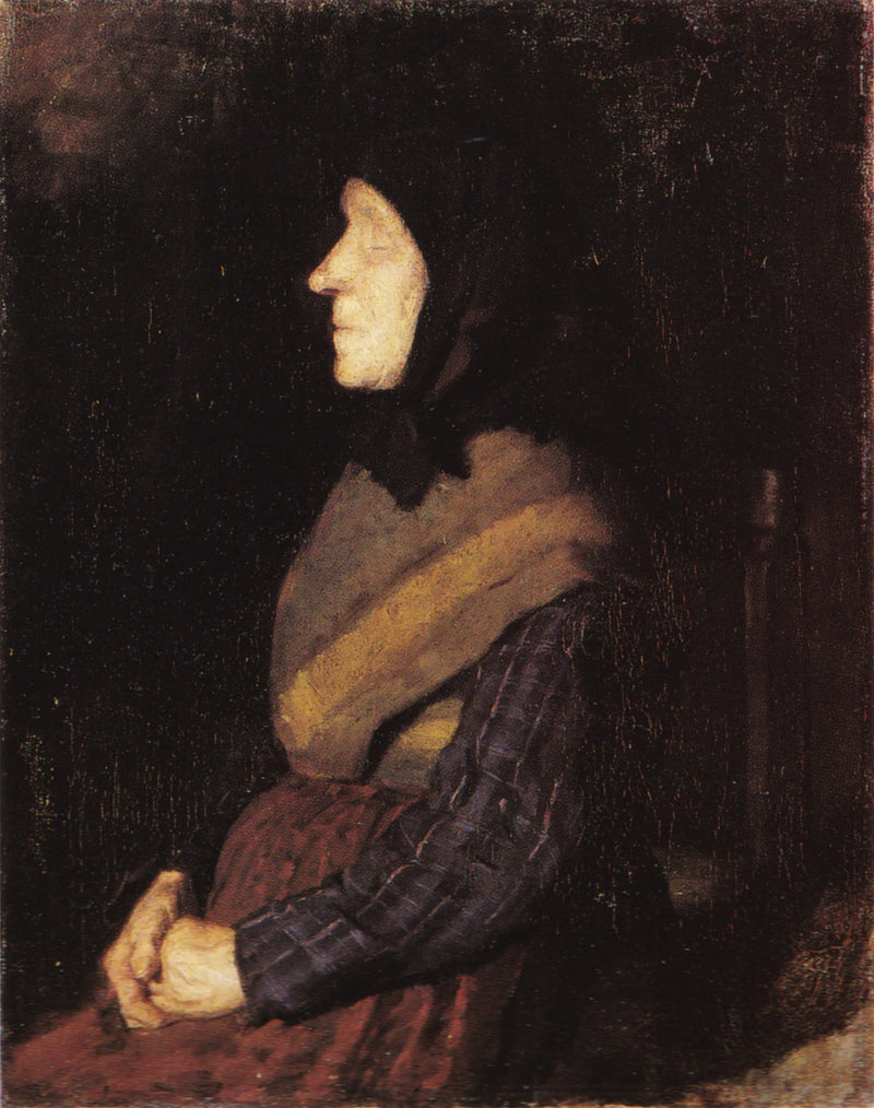 Mulher cega, Blue Ane (Ane Christense Nielsdatter) - Anna Ancher