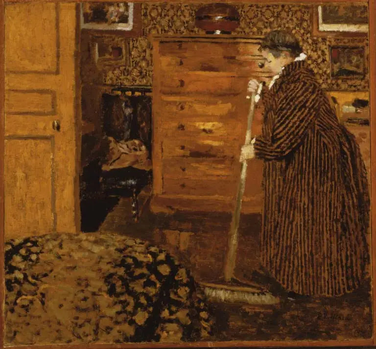 Mulher varrendo - Édouard Vuillard