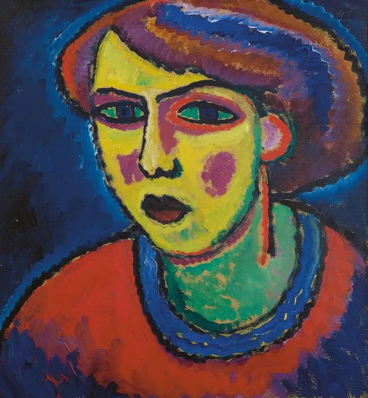 Mulher loira - Alexej von Jawlensky