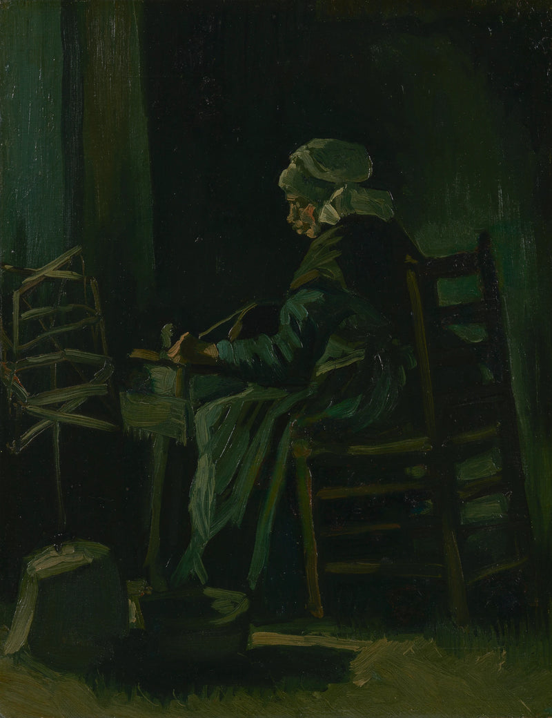 Mulher enrolando fio - Vincent van Gogh