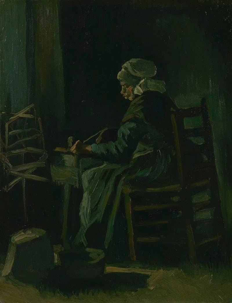 Mulher enrolando fio - Vincent van Gogh