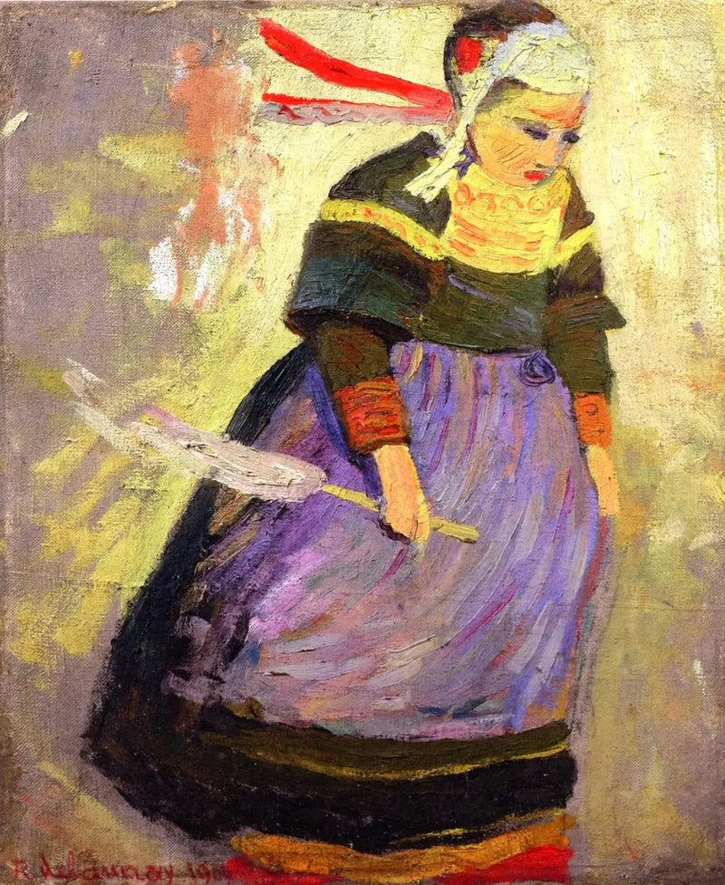 Mulher bretã - Robert Delaunay