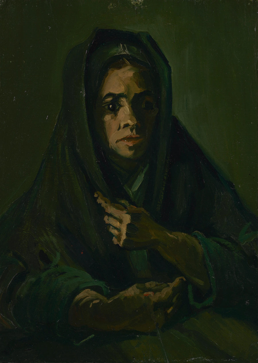 Mulher com xale de luto - Vincent van Gogh