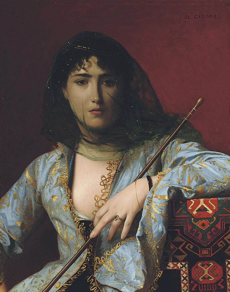 Mulher circassiana velada - Jean-Léon Gérôme
