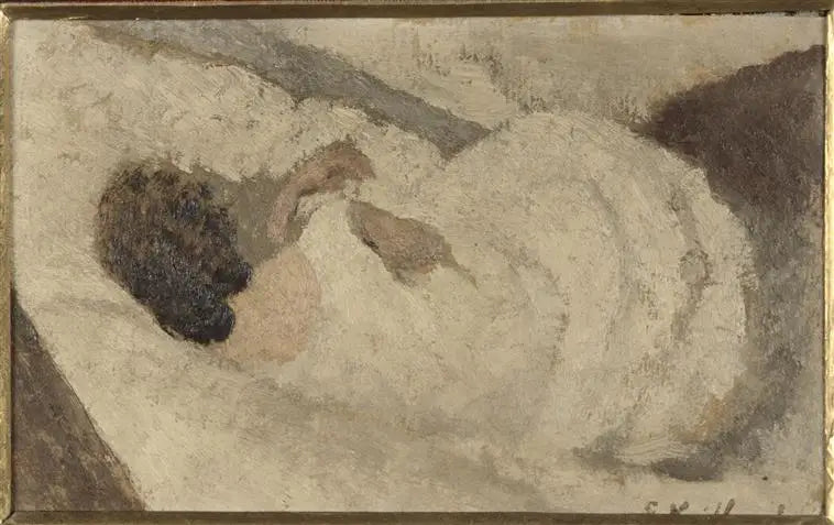 Mulher deitada de costas - Édouard Vuillard