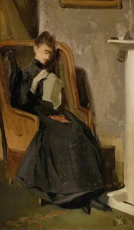 Mulher costurando - James Abbott McNeill Whistler